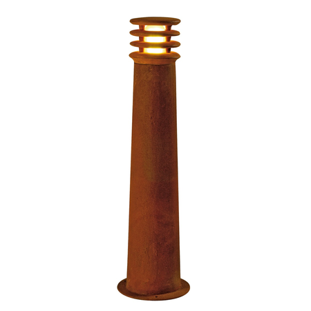 Lampa podea, RUSTY ® Lampadare 70, stand de podea rugina in aer liber, cu LED-uri, 3000K, otel rotund, ruginite, Ø / H 19/70 cm,