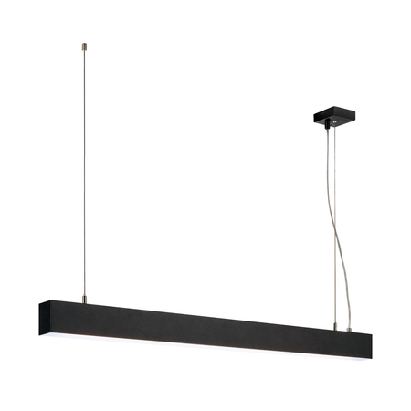 Lampa suspendata, lustra GLENOS pandantiv, pandantiv profesional negru, LED-uri, 4000K, negru, 1 m, 43W,