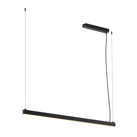 Lampa suspendata, lustra arosa pandantiv, 1,25m negru, triac, pd, cu led-uri de interior pandantiv, negru, 3000k,