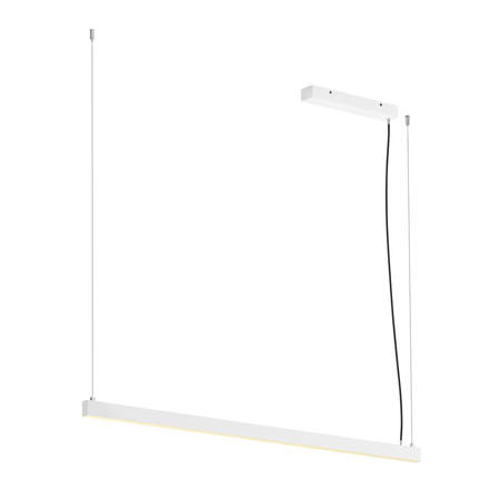 Lampa suspendata, lustra AROSA pandantiv, 1,25m alb, triac PD, cu LED-uri de interior pandantiv, alb, 3000K,