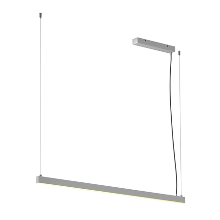 Lampa suspendata, lustra arosa pandantiv, 1,25m aluminiu, triac pd, cu led-uri de interior pandantiv, aluminiu, 3000k,