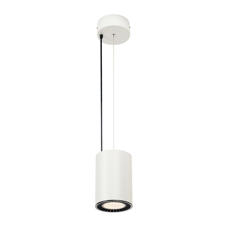 Lampa suspendata, lustra SUPROS pandantiv, alb Interior pandantiv LED, rotund, alb, 3000K, 60 ° reflector, CRI90, 3380lm,