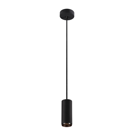 Lampa suspendata, lustra NUMINOS S Pendant, black Indoor LED recessed ceiling light black/black 2700K 24°,