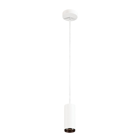 Lampa suspendata, lustra NUMINOS S Pendant, white Indoor LED pendant light white/black 2700K 24°,