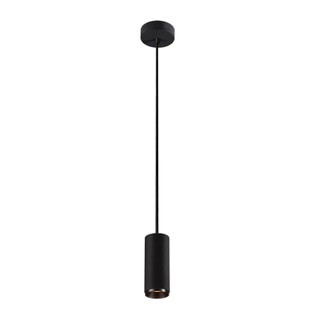 Lampa suspendata, lustra NUMINOS S Pendant, black Indoor LED recessed ceiling light black/black 3000K 24°,