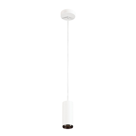 Lampa suspendata, lustra NUMINOS S Pendant, white Indoor LED pendant light white/black 3000K 24°,