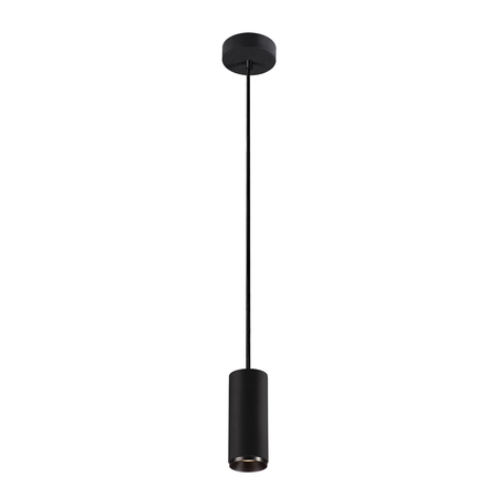 Lampa suspendata, lustra NUMINOS S Pendant, black Indoor LED recessed ceiling light black/black 4000K 24°,