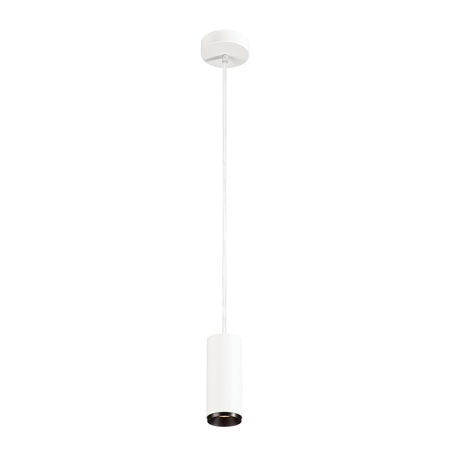 Lampa suspendata, lustra NUMINOS S Pendant, white Indoor LED pendant light black/black 4000K 36°,