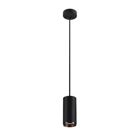 Lampa suspendata, lustra NUMINOS M Pendant, black Indoor LED pendant light black/black 3000K 60°,