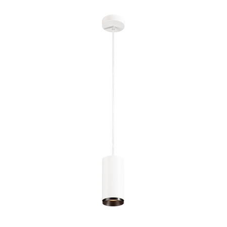 Lampa suspendata, lustra NUMINOS M Pendant, white Indoor LED pendant light black/black 3000K 36°,