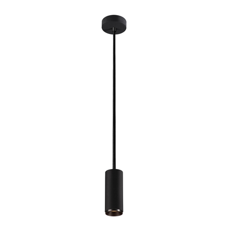 Lampa suspendata, lustra NUMINOS S Pendant, black Indoor LED pendant light black/black 3000K 24°,