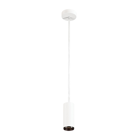 Lampa suspendata, lustra NUMINOS S Pendant, white Indoor LED pendant light white/black 3000K 24°,