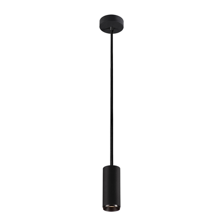 Lampa suspendata, lustra NUMINOS S Pendant, black Indoor LED pendant light black/black 4000K 24°,