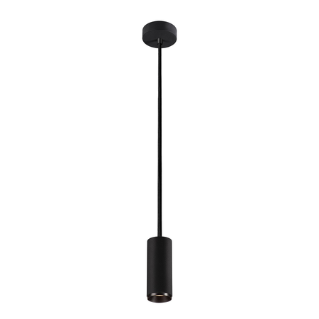 Lampa suspendata, lustra NUMINOS S Pendant, black Indoor LED pendant light black/black 4000K 60°,