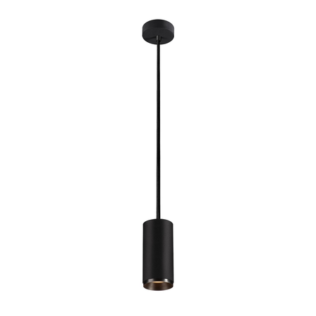 Lampa suspendata, lustra NUMINOS M Pendant, black Indoor LED pendant light black/black 2700K 24°,