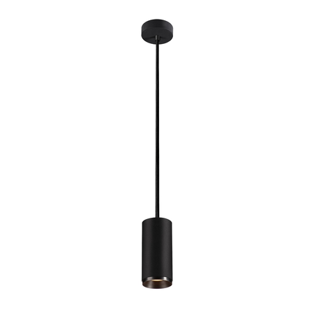 Lampa suspendata, lustra NUMINOS M Pendant, black Indoor LED pendant light black/black 3000K 24°,