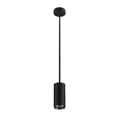 Lampa suspendata, lustra NUMINOS M Pendant, black Indoor LED pendant light black/black 3000K 36°,