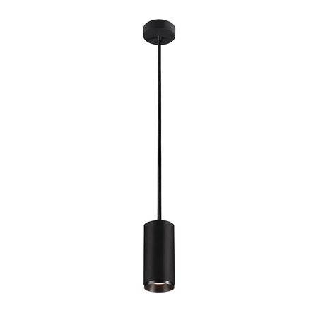 Lampa suspendata, lustra NUMINOS M Pendant, black Indoor LED pendant light black/black 4000K 24°,