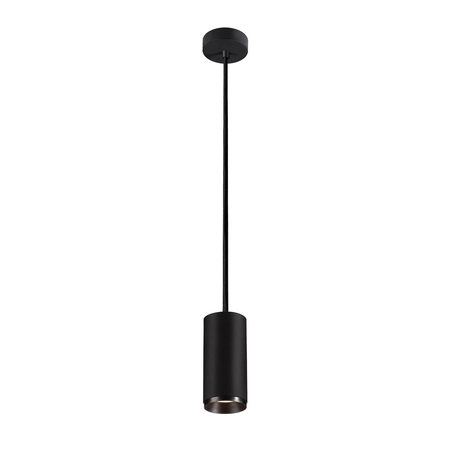 Lampa suspendata, lustra NUMINOS M Pendant, black Indoor LED pendant light black/black 4000K 36°,