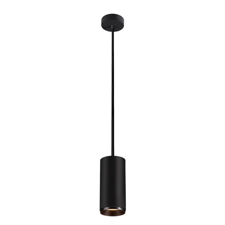 Lampa suspendata, lustra NUMINOS L Pendant, black Indoor LED pendant light black/black 3000K 24°,