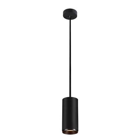 Lampa suspendata, lustra NUMINOS L Pendant, black Indoor LED pendant light black/black 3000K 36°,