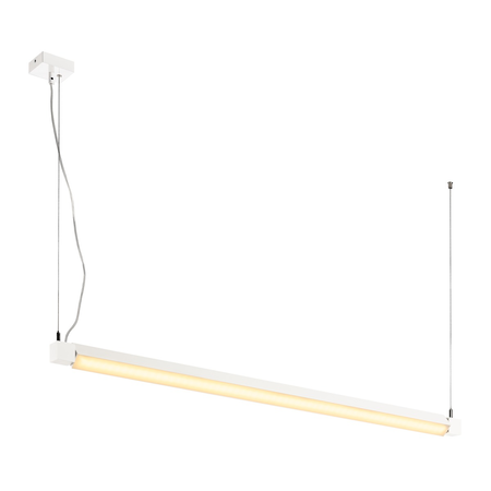 Lampa suspendata, lustra open grill pendant, white pendant, single-headed, led, 3000k, square, black, 4x7,5w,