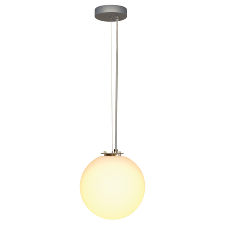 Lampa suspendata, lustra ROTOBALL 25 Pendant E27, grey pendant, TC-(D,H,T,Q)SE, silver-grey/white, Ø 25 cm, max. 24W,