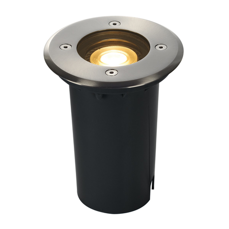 Spot incastrat, SOLASTO 120 outdoor inground montare, LED GU10 51 mm, IP67, otel rotund, inox, max. 6W,