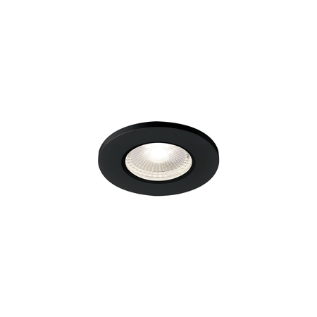 Spot incastrat, KAMUELA ECO Ceiling lights, black fire protection recessed ceiling light, LED, 4000K, black, 38°, dimmable, IP65,