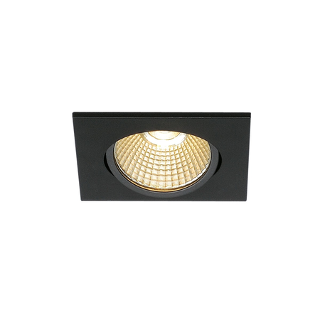 Spot incastrat, NEW TRIA 68 Ceiling lights, black LED indoor recessed ceiling light, black, 1800-3000K, 7.2W,