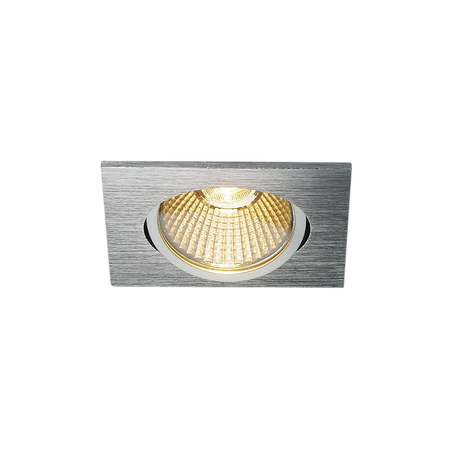 Spot incastrat, NEW TRIA 68 Ceiling lights, aluminium LED indoor recessed ceiling light, brushed aluminium, 1800-3000K 7.2W,