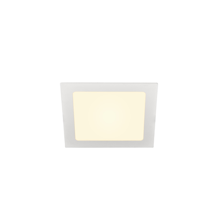 Spot incastrat, SENSER 18 Ceiling lights, white Indoor LED recessed ceiling light square white 3000K,