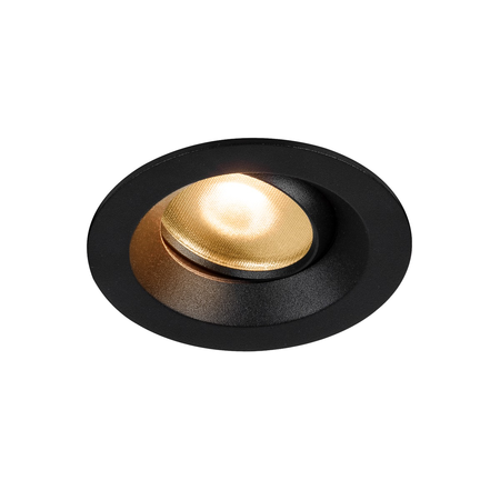 Spot incastrat, DINGILO Ceiling lights, black Indoor LED recessed ceiling light black 2700K tiltable,