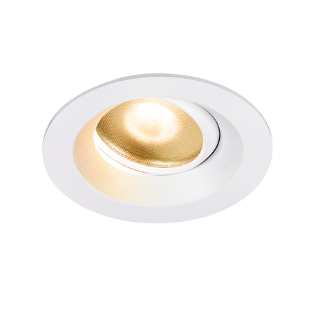 Spot incastrat, DINGILO Ceiling lights, white Indoor LED recessed ceiling light white 2700K tiltable,