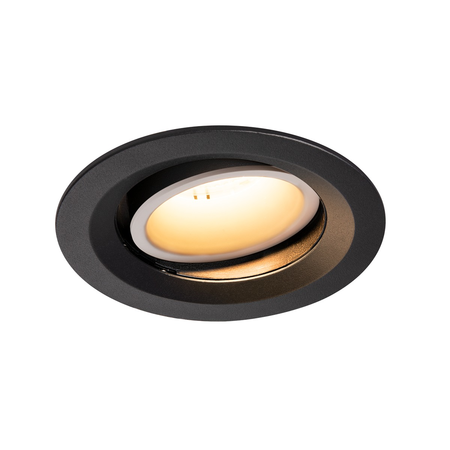 Spot incastrat, NUMINOS MOVE M Ceiling lights, black Indoor LED recessed ceiling light black/white 2700K 40° rotating and pivoting,