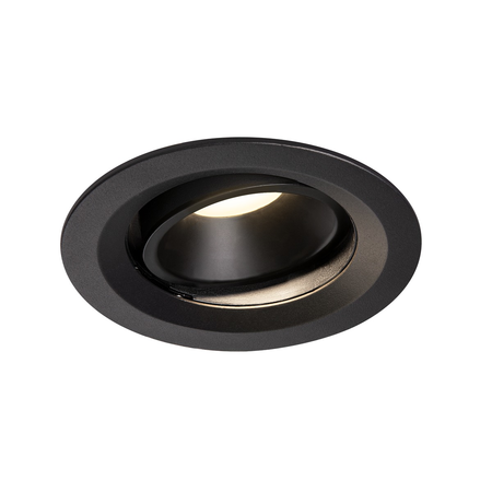 Spot incastrat, NUMINOS MOVE M Ceiling lights, black Indoor LED recessed ceiling light black/black 4000K 20° rotating and pivoting,