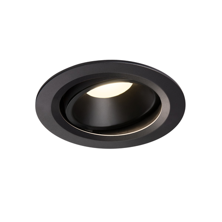 Spot incastrat, NUMINOS MOVE L Ceiling lights, black Indoor LED recessed ceiling light black/black 4000K 40° rotating and pivoting,