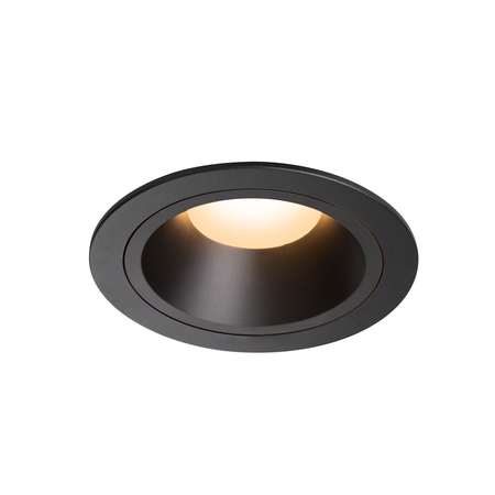 Spot incastrat, NUMINOS L Ceiling lights, black Indoor LED recessed ceiling light black/black 2700K 20° gimballed, rotating and pivoting,