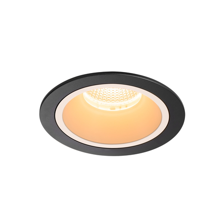 Spot incastrat, NUMINOS L Ceiling lights, black Indoor LED recessed ceiling light black/white 2700K 40°,