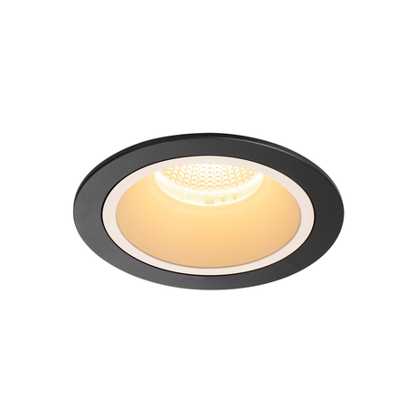 Spot incastrat, NUMINOS L Ceiling lights, black Indoor LED recessed ceiling light black/white 3000K 20°,