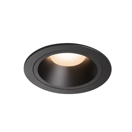 Spot incastrat, NUMINOS L Ceiling lights, black Indoor LED recessed ceiling light black/black 3000K 55°,