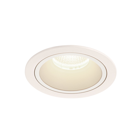 Spot incastrat, NUMINOS L Ceiling lights, white Indoor LED recessed ceiling light white/white 4000K 40°,