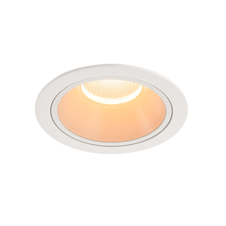 Spot incastrat, NUMINOS XL Ceiling lights, white Indoor LED recessed ceiling light black/white 2700K 40°,