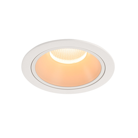 Spot incastrat, NUMINOS XL Ceiling lights, white Indoor LED recessed ceiling light white/white 2700K 55°,