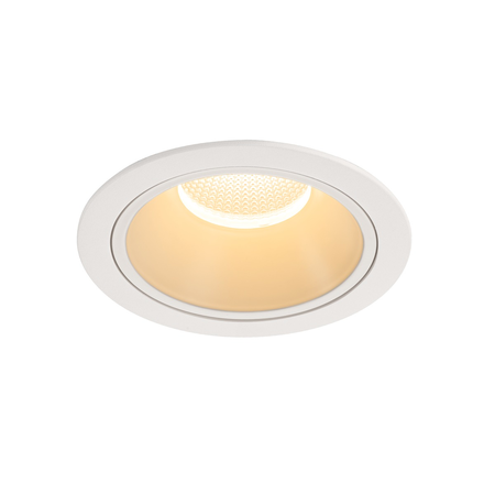 Spot incastrat, NUMINOS XL Ceiling lights, white Indoor LED recessed ceiling light white/white 3000K 20°,