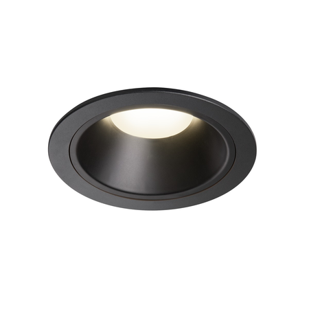 Spot incastrat, NUMINOS XL Ceiling lights, black Indoor LED recessed ceiling light black/black 4000K 20°,
