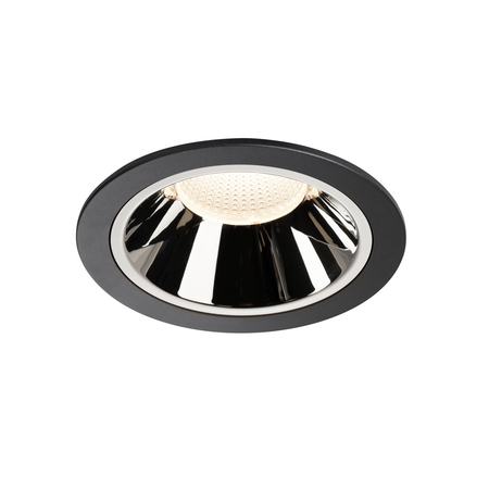 Spot incastrat, NUMINOS XL Ceiling lights, black Indoor LED recessed ceiling light black/chrome 4000 20°,