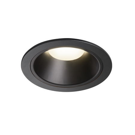 Spot incastrat, NUMINOS XL Ceiling lights, black Indoor LED recessed ceiling light black/black 4000K 40°,