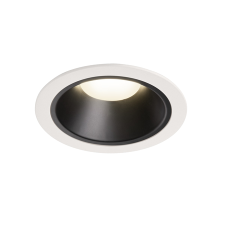 Spot incastrat, NUMINOS XL Ceiling lights, white Indoor LED recessed ceiling light white/black 4000K 40°,