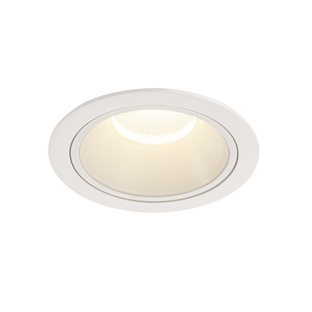 Spot incastrat, NUMINOS XL Ceiling lights, white Indoor LED recessed ceiling light white/white 4000K 55°,